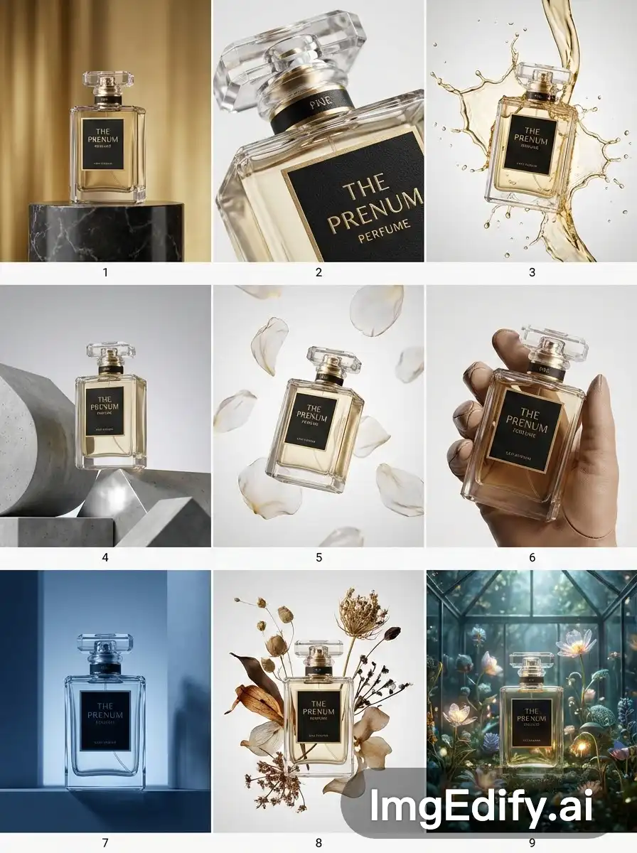 Create a 3×3 grid in
3:4 aspect 